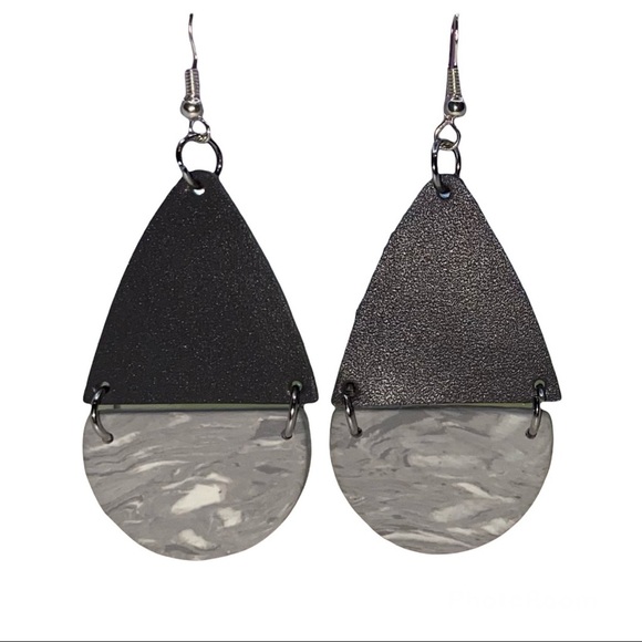 Faux Leather Earrings - Picture 1 of 1